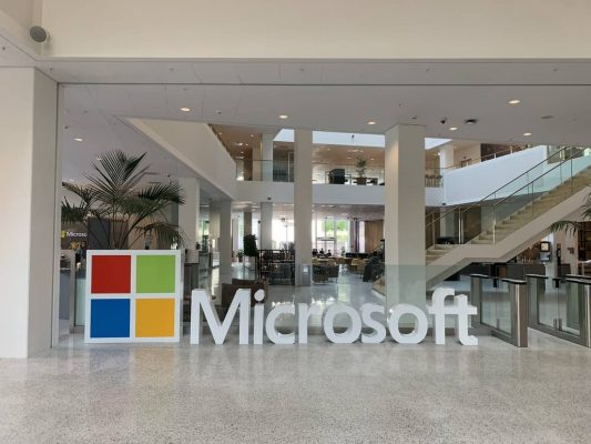 Microsoft HQ Denmark - entrance